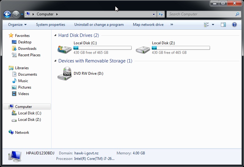 windows 7 hard drive download